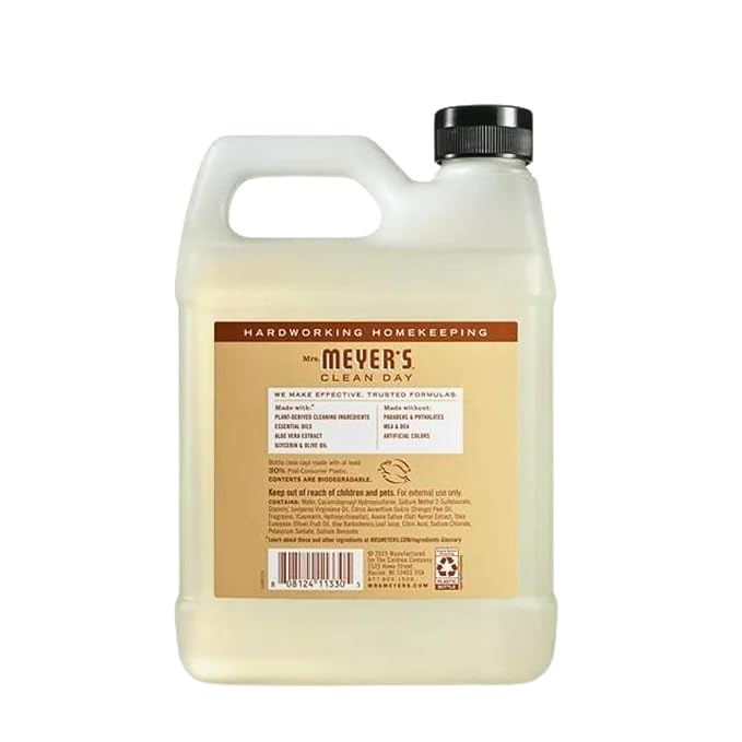 Mrs. Meyer's Liquid Hand Soap Refill, Oat Blossom 33 Fl Oz. (Pack of 2)