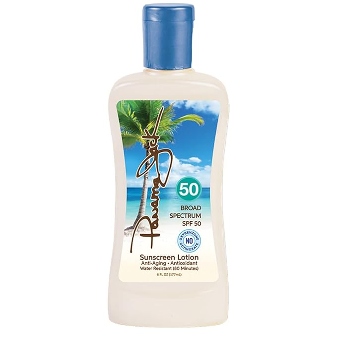 Panama Jack Sunscreen Suntan Lotion - SPF 50, Broad Spectrum UVA/UVB Protection, PABA, Paraben, Gluten & Cruelty Free, 6 FL OZ (Pack of 12)