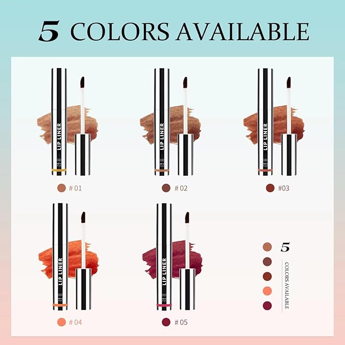 Peel Off Lip Liner Stain – Velvet Lip Glkoss Long-Lasting, Moisturizing & Non-Sticky Matte Lip Lacquer, Pigmented, Smudge-Proof Liquid Lipgloss (maple)