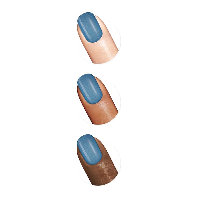 Sally Hansen Miracle Gel™, The School for Good and Evil The Storian, Long Lasting, Gel-Like Formula, No UV Lamp Needed, Blue Nail Polish