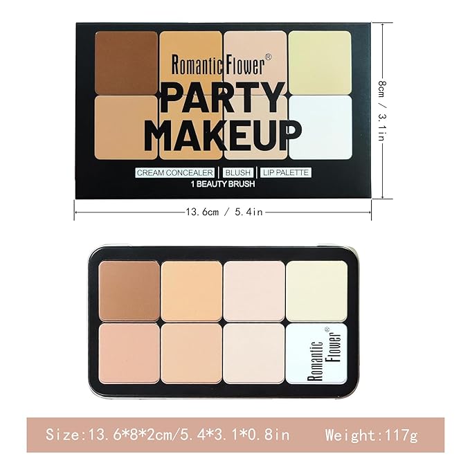 16 Color Cream Makeup Palette, Blush Concealer Highlighter