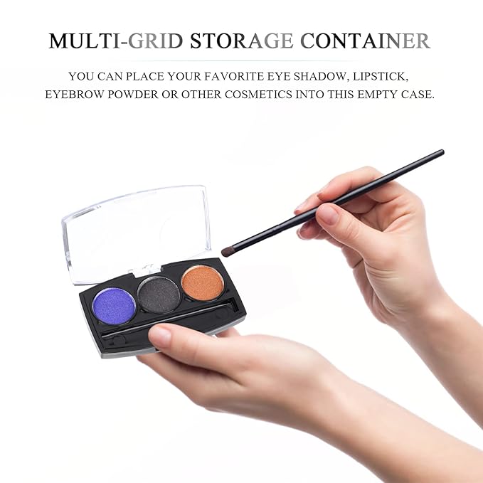 10Pcs Empty Magnetic Eyeshadow Palette Empty Eyeshadow Pans