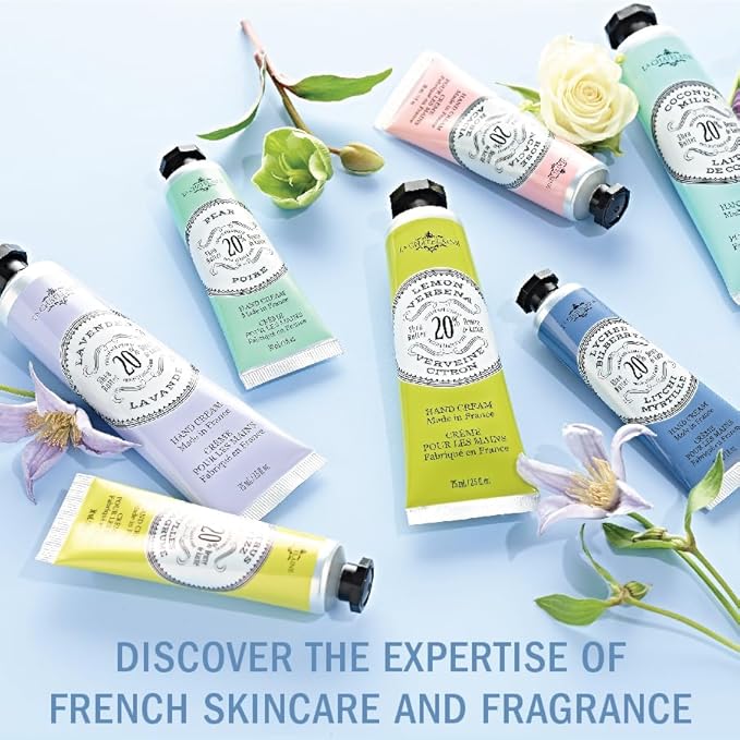 La Chatelaine 20% Shea Butter Hand Cream Travel Size, Men, Unisex, Moisturizing, Nourishing, Extra-Rich Hand Lotion, Made in France, 1 oz / 30ml (Moroccan Mint)
