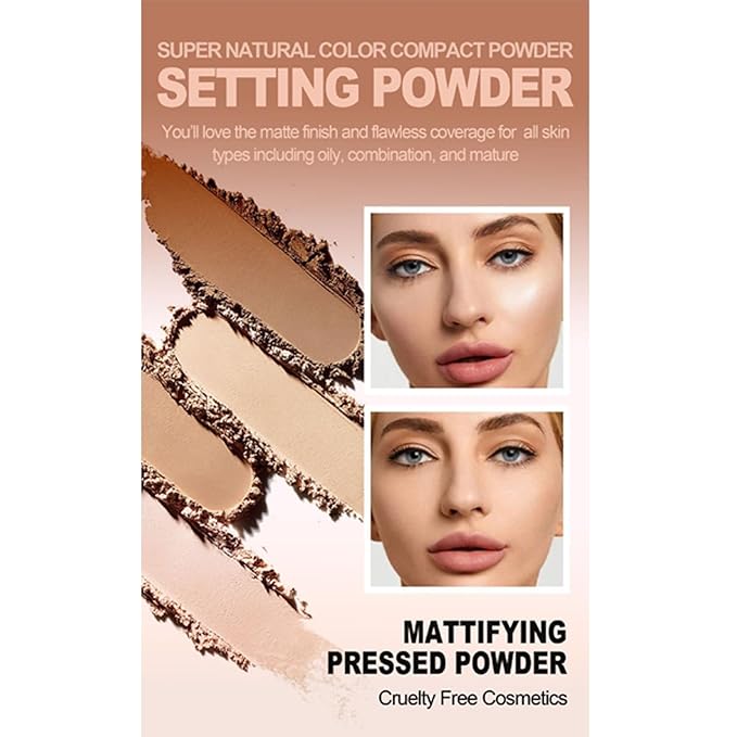 Pressed Face Powder Makeup Mineral Foundation Finishing Powder