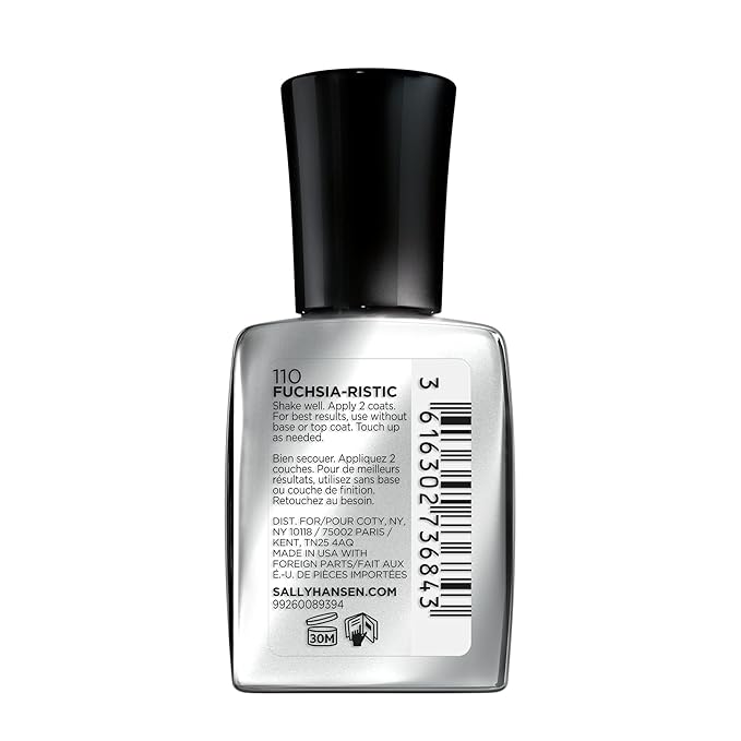 Sally Hansen Color Foil Nail Polish Fuchsia-ristic, 0.4 Fl Oz