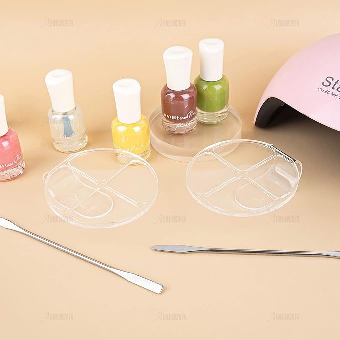 AUEAR, 2 Pack Hand Makeup Mixing Palette Handheld