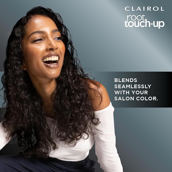 Clairol Root Touch-Up Color + Volume 2-in-1 Temporary Spray, Dark Brown Hair Color, Pack of 1
