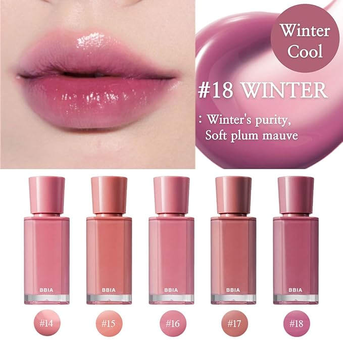 BBIA Glow Lip Tint โ Lip Plumping, Volumizing Glossy & Glowy Lip Stain Naturally Moisturizing Comfortable Texture Lightweight Long-Lasting Vivid Color Non-Sticky Non-Dry Korean (14 DAILY, Pack of 1)