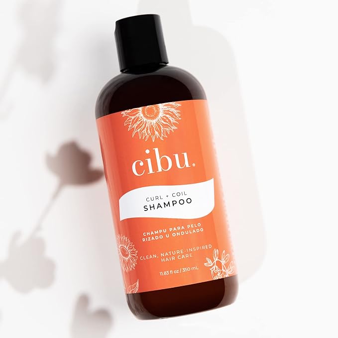 CIBU Curl + Coil Defining Cream | Long-Lasting Hold for Natural Wavy, Coily, Curly Hair | For African American Hair | 8 Ounces