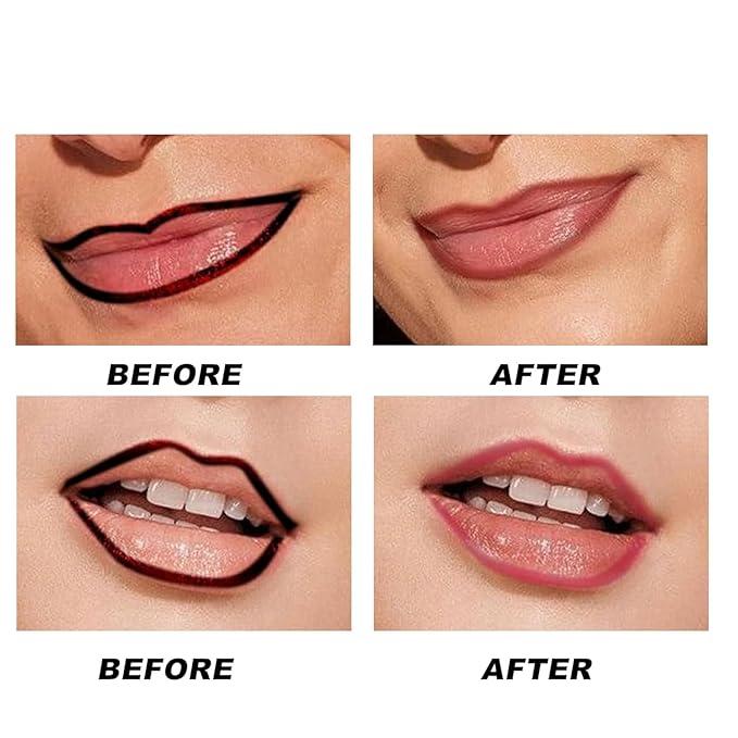Peel Off Lip Tint, Wipe-On Colour Liquid Lipsticks, Tattoo Glaze, Matte High Pigment Long Wear Waterproof Contour Stain, Non Smudge Transfer Proof Tear-off Gross (#04, 0.12 floz)