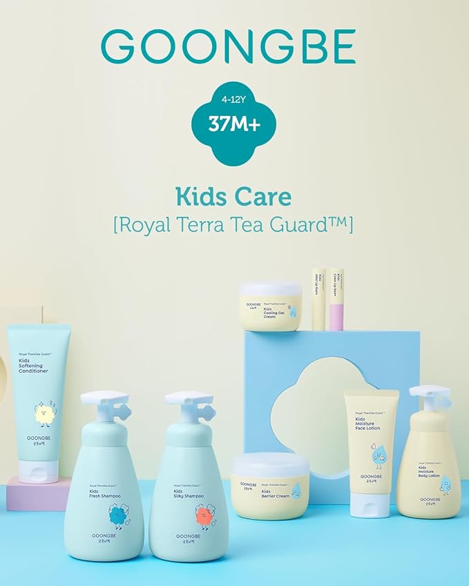 Kids' Barrier Cream - Korean Kids Daily Intensive Moisturizing Cream for Face and Body - Improves Skin Barrier & Soothing Rough Skin with Cica and Panthenol - Allergen Free Scent, 6.09 oz.