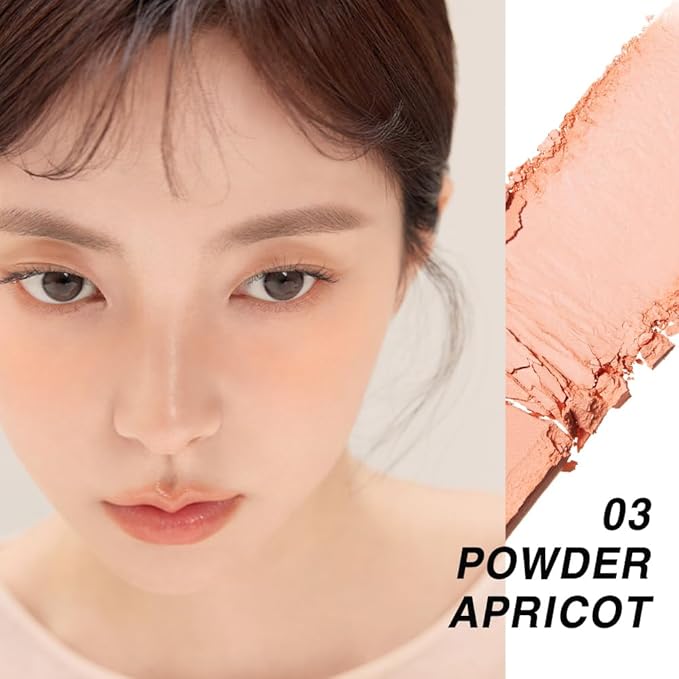 BBIA Ready To Wear Powder Cheek Blush 3 Color โ Buildable & Blendable Soft Blush for Cheeks, Matte & Shimmery Finish, Lightweight, Long-Lasting, Vegan, Korea Face Makeup, 0.19oz (01 POWDER PINK)