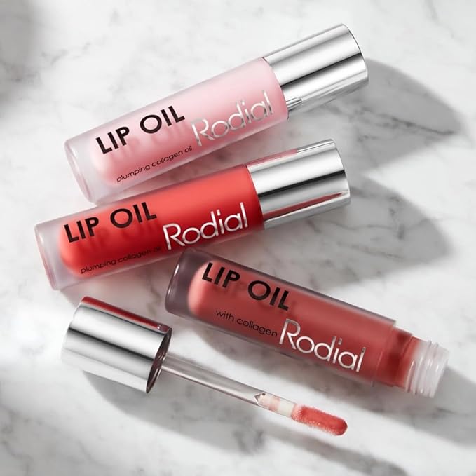 Plumping Collagen Lip Oil Cherry 0.13fl.oz, Vegan Collagen-Infused Lip