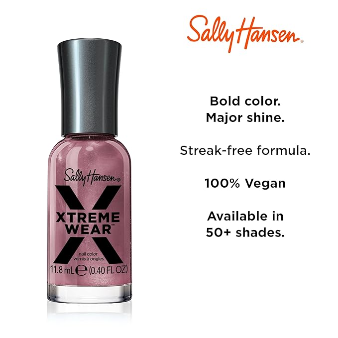 Sally Hansen Xtreme Wear, Angel Energy, Nail Polish, Doesn't Chip, Beautiful Colors, Long Lasting, Fade Resistant, Easy to Apply, 0.4oz
