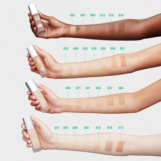3INA The 24H Foundation 606-24H Long-Wearing Formula - 01 Oz