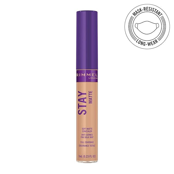 Rimmel London Stay Matte - 120 Vanilla - Free Radicals, 0.23oz
