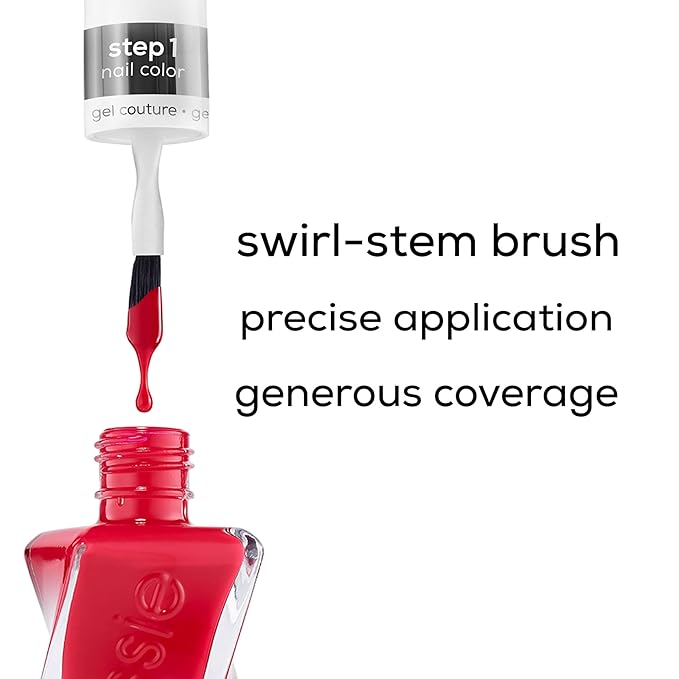essie gel couture long-lasting nail polish, vegan, be dazzled, rose, multi-faceted, 0.46 fl oz