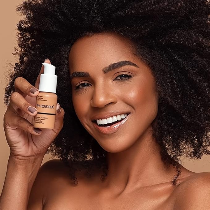BestLand 2Pack PHOERA Foundation Full Coverage Liquid Fou