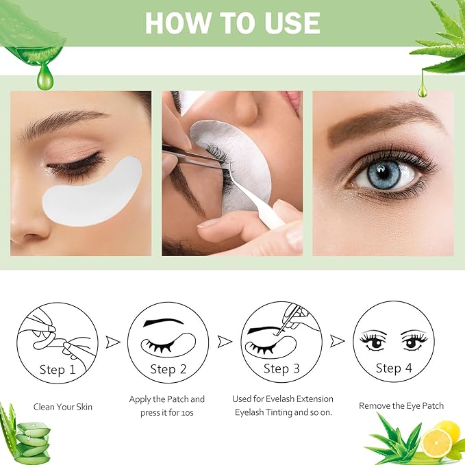 110 pairs eyelash extension gel