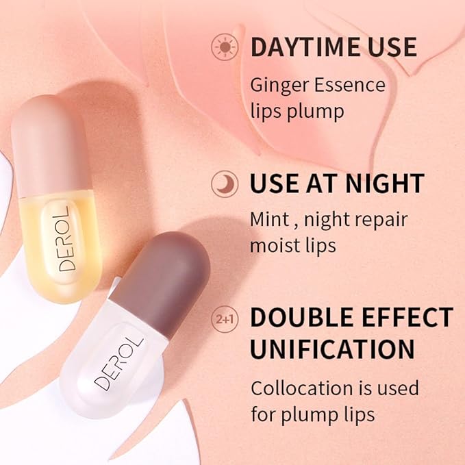 2Pcs Lip Plumper Set, Natural Lip Lips