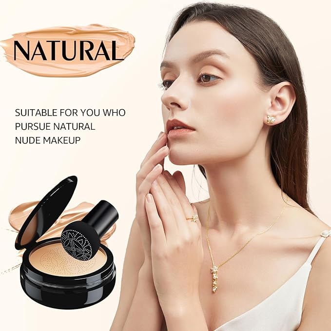 Mushroom Head Air Cushion CC Cream with Setting Women (Natural)