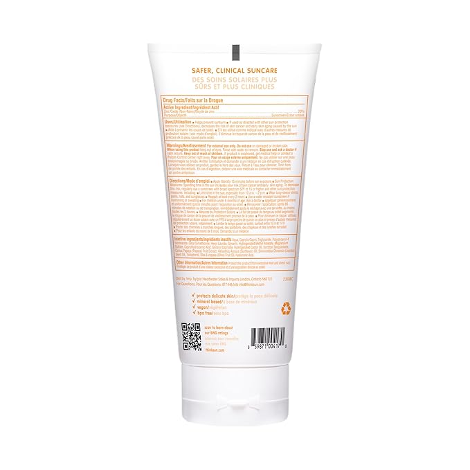 Thinkbaby Safe Sunscreen SPF 50+ - 6oz Family Size (2-Pack)