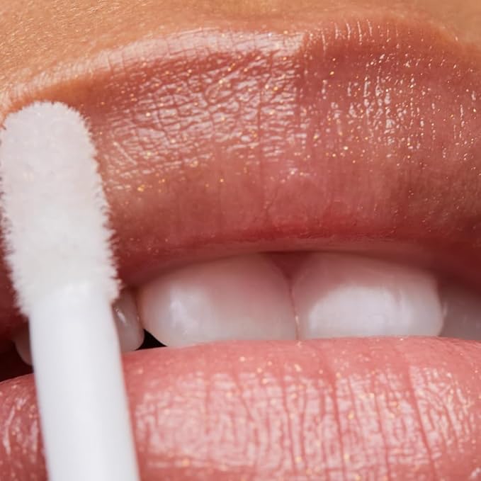 California Lip Milk | Clean Lip Gloss, Plumping and Moisturizing Lip Treatment, Gold Sparkle, Non-Toxic, Vegan, Cruelty-Free Lip Care
