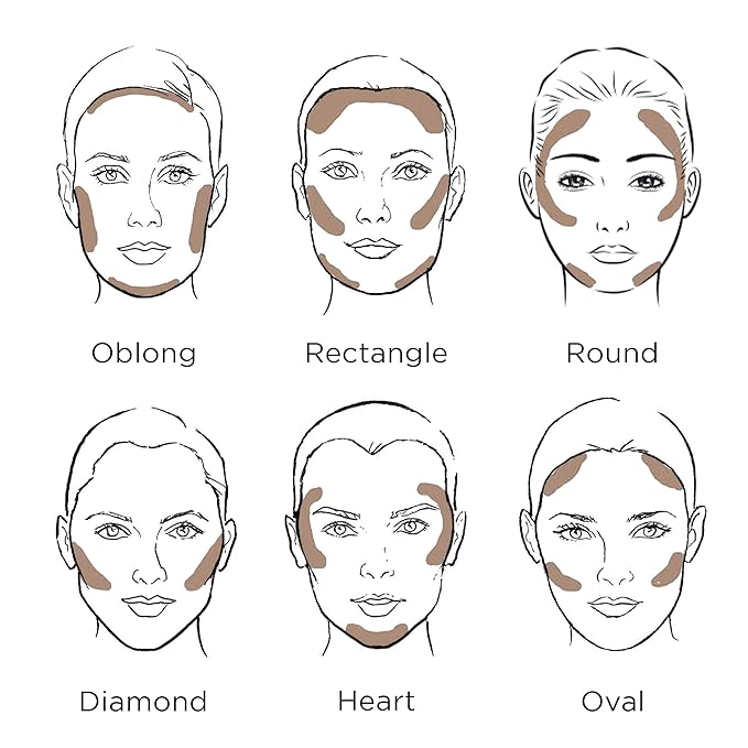 HALEYS Re-sculpt Smoothing Contour Powder (Medium) Lightweight, Non-Caking,