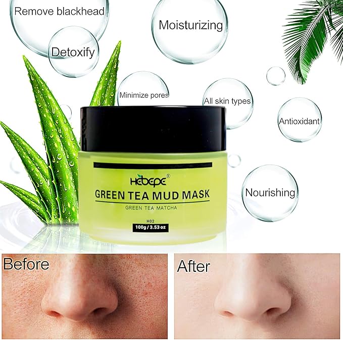 Green Tea Matcha Facial Detox Mud