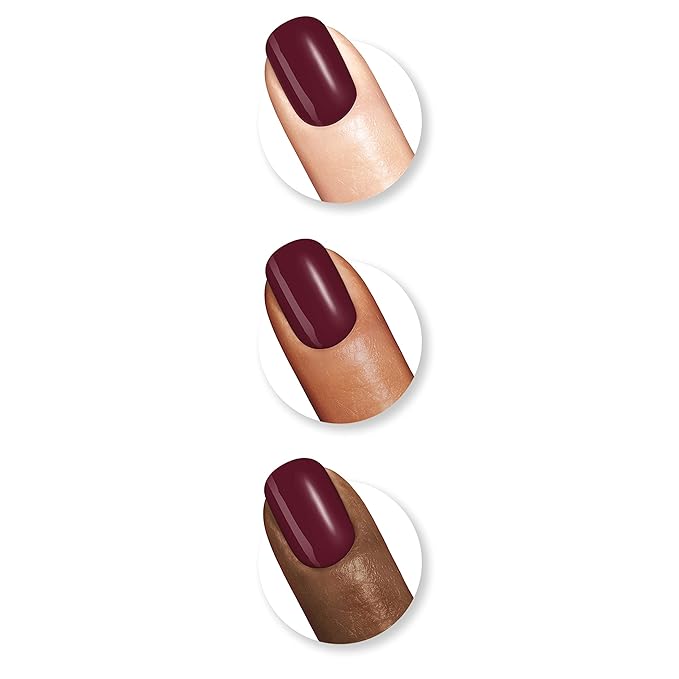 Sally Hansen Miracle Gel, V-Amplified, Long Lasting, Gel-Like Formula, No UV Lamp Needed, Opaque, Shiny Purple Nail Polish
