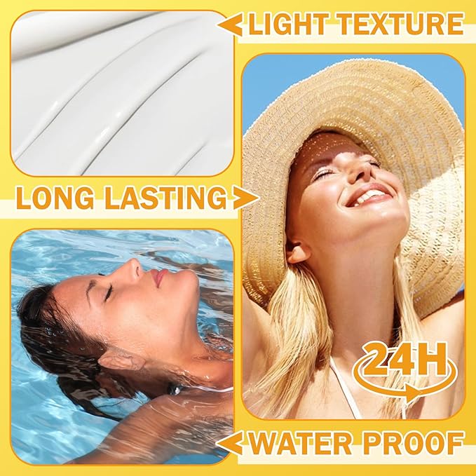 Sunscreen Lotion Stick,Moisturizing Face Sunscreen Lotion SPF 50+ PA+++