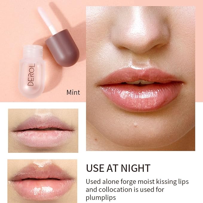 2Pcs Lip Plumper Set, Natural Lip Lips