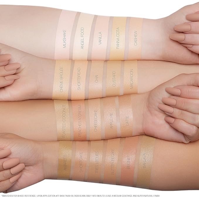 HUDA BEAUTY #FauxFilter Skin Finish Buildable Coverage Foundation Butter Pecan