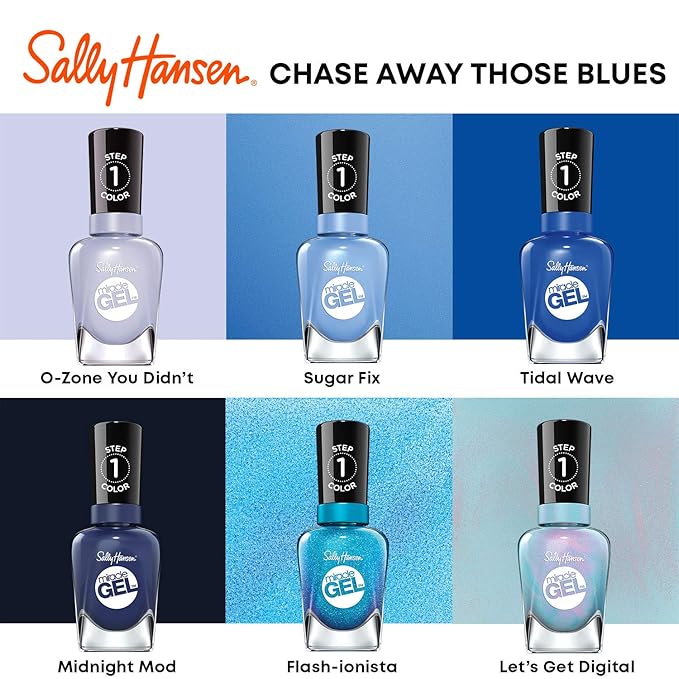 Sally Hansen Miracle Gel Nail Polish, Shade O-zone You Didn't #582 (Pack of 2)