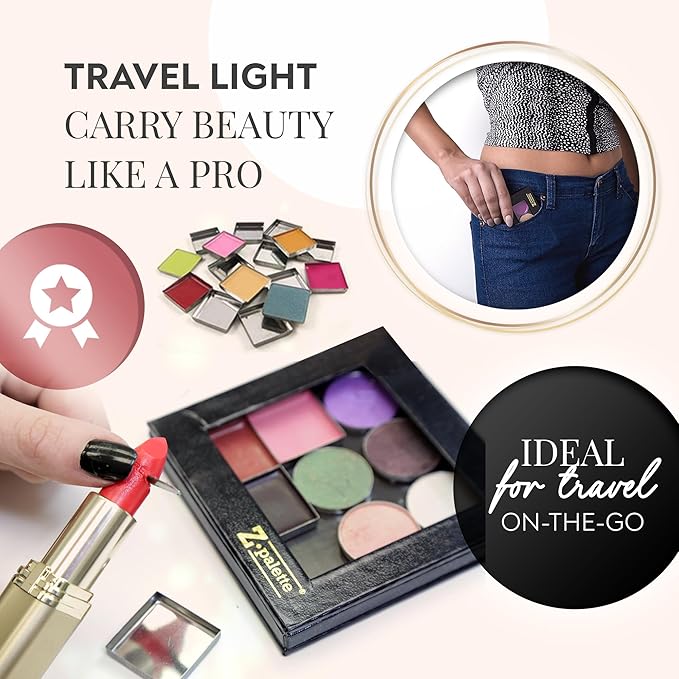 Small Magnetic Makeup Palette, Empty Magnetic Palette, Universal
