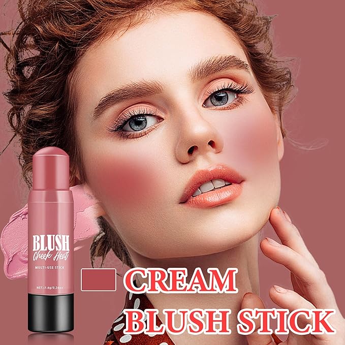 Cream Blush Stick Makeup,Blush Stick for All Skin & Eyes(#102)
