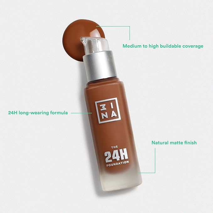 3INA The 24H Foundation 654-24H Long-Wearing Formula - 01 Oz
