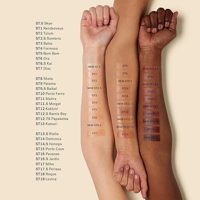 ILIA - Super Serum Skin Tint SPF 40 | Non-Comedogenic, Vegan, Lightweight to Help Against Blue Light, + Pollution while Hydrating, Smoothing, + Refining (Miho ST17, 1 fl oz | 30 ml)