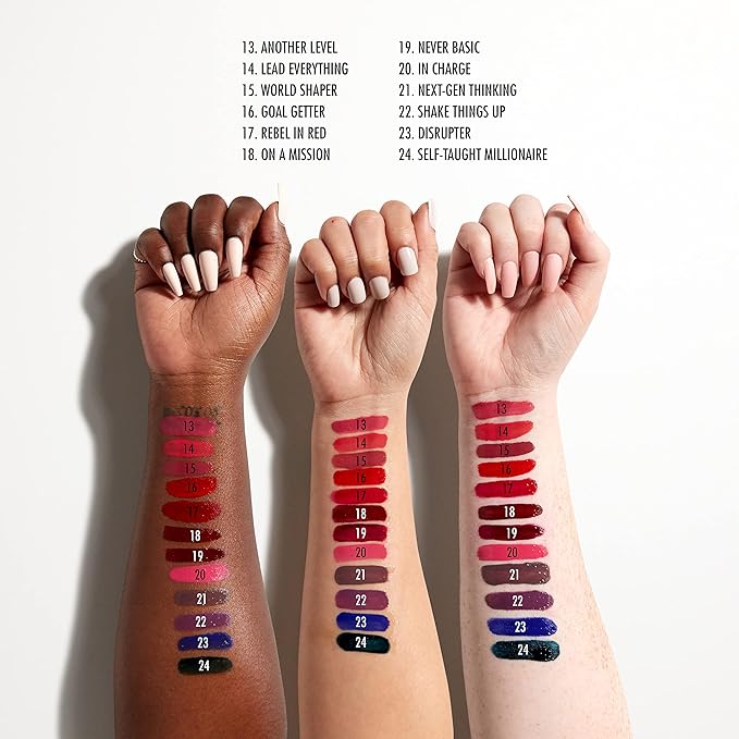 NYX PROFESSIONAL MAKEUP Shine Loud, Long-Lasting Liquid Lipstick with Clear Lip Gloss - In Charge (Perfect Berry)