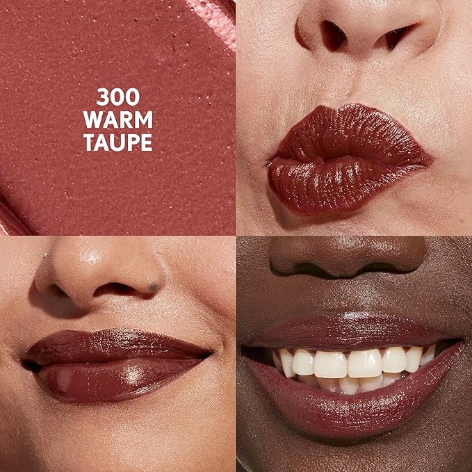 COVERGIRL Clean Lip Color, Warm Taupe, Satin Finish, Squalane, Avocado & Aloe, Carmine-Free, Non-Drying, 0.12oz