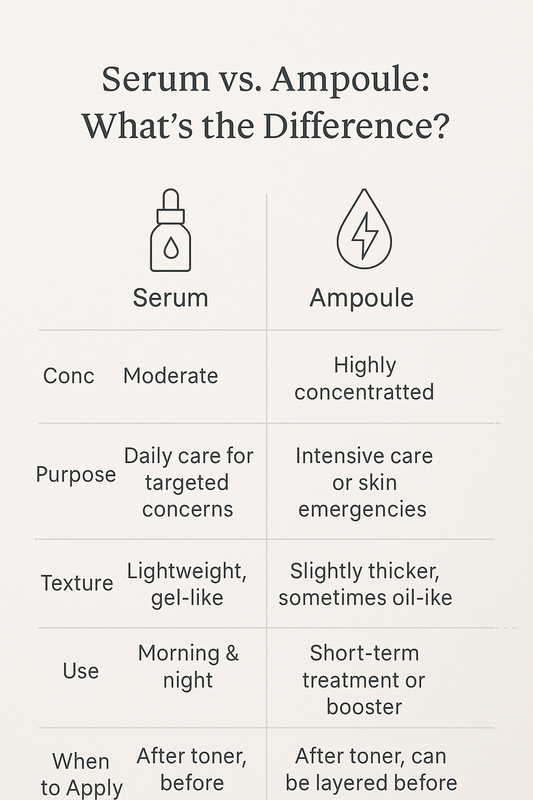 What’s the Difference Between a Serum and an Ampoule?