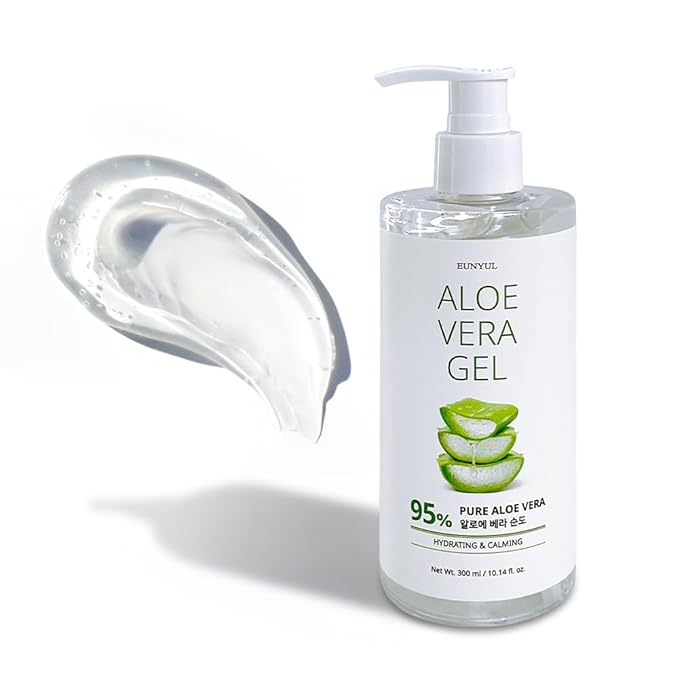 EUNYUL Aloe Vera Soothing Gel 95% 10. 14 fl. oz. / 300ml Korean Skincare, Body Care, After Sunburn