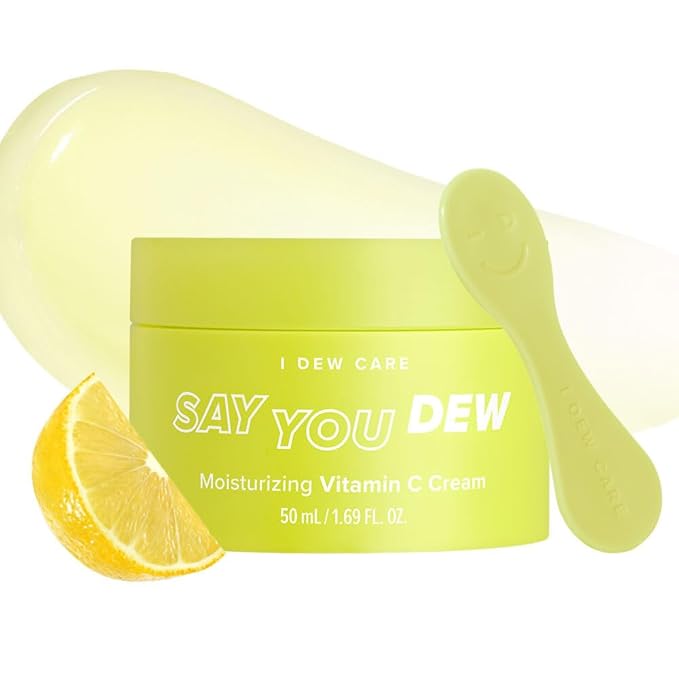 I DEW CARE Vitamin C Face Moisturizer - Say You Dew | Korean Skin Care Routine Panthenol, Niacinamide, Non-irritating, Hydrate and Illuminate Glass Smoother Skin, Mother's Day, 1.69 FL Oz