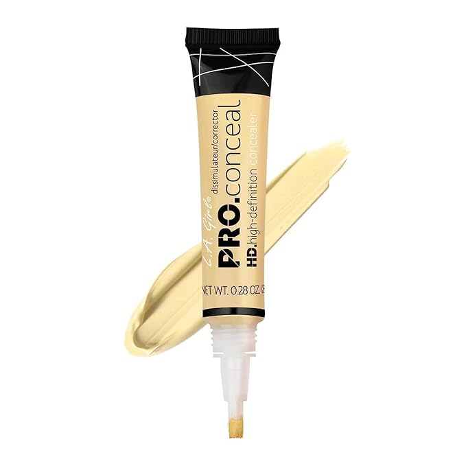 L.A. Girl Pro Conceal HD Concealer, Light Yellow 0.28 Ounce