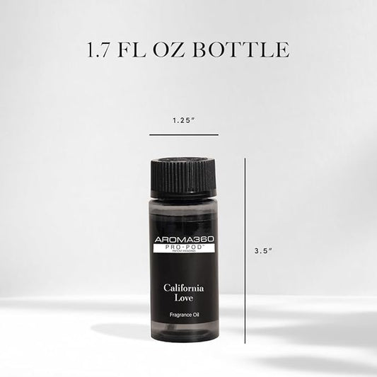 Aroma360 | California Love Pro-Pod Oil Blend | Luxury Hotel Inspired Diffuser Oil | Aromatherapy Scent Diffuser Oil | Green Tea, Lemongrass and Lily 1.7 fl oz, 50 mL