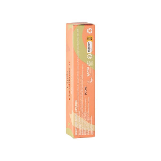 Oulac Orange Nude Shine Lipstick - Peach Moisturizing Lip Stick Glossy Tinted Lip Balm, Sheer Shine Juicy Finish, Lightweight and Hydrating Formula for Dry Lip Care, Vegan 2.2g/0.07oz (05)