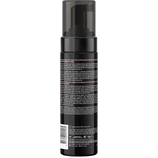 b.tan Ultra Dark Self Tanner Mousse | I Want The Darkest Tan Possible - Fast, 1 Hour Express Sunless Tanning Foam, Golden Bronzing Glow, Face & Body, No Fake Tan Smell, Vegan, Cruelty Free, 6.7 Fl Oz