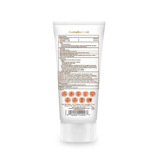 Australian Gold Botanical Sunscreen Mineral Lotion, Broad Spectrum, Water Resistant, SPF 50, 5 Ounce