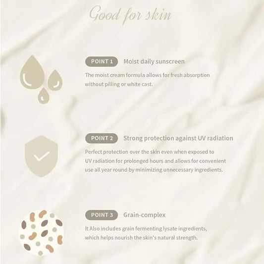 Relief Sun Organic sunscreen SPF50++++PA++++ Rice Nourishing