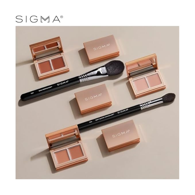 Sigma Beauty Spectrum Color-Correcting Duo – Color Correcting Cream for Concealing and Priming Skin, 2in1 Makeup Set with Buildable, Customizable Shades for all Skin Types (Medium to Dark)